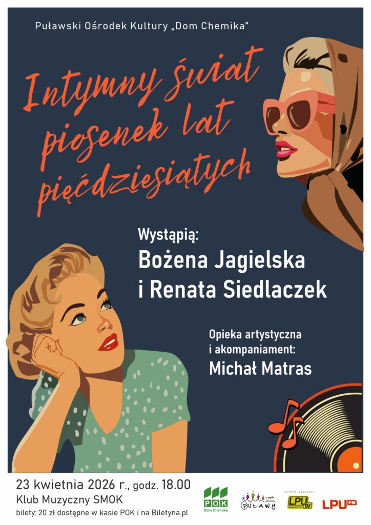 Koncert „Intymny świat piosenek lat pięćdziesiątych” - Bożena Jagielska i Renata Siedlaczek - Muzyka i koncerty