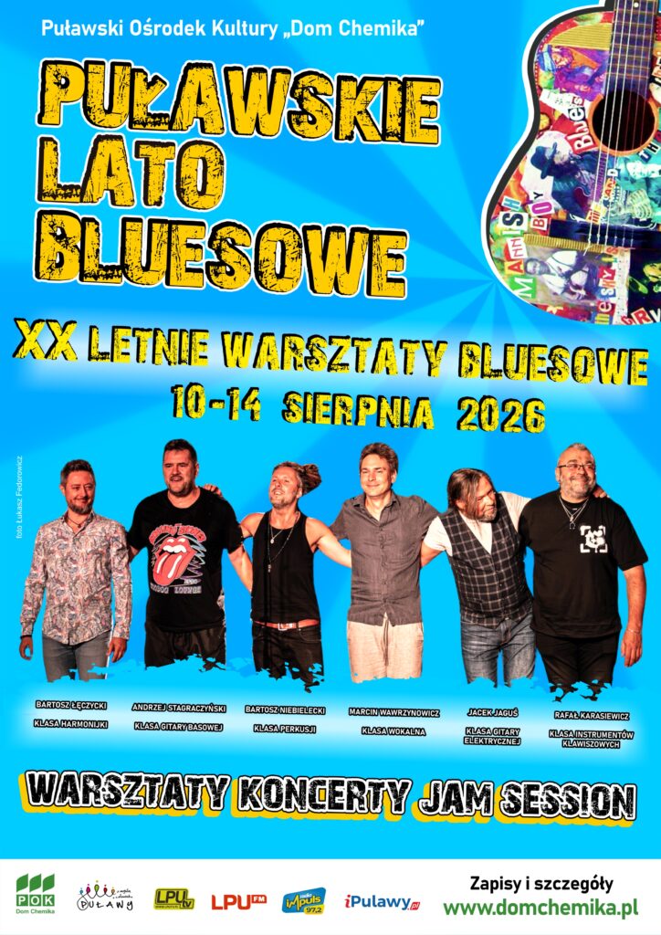 Puławskie Lato Bluesowe - XX Letnie Warsztaty Bluesowe - Imprezy i wydarzenia specjalne